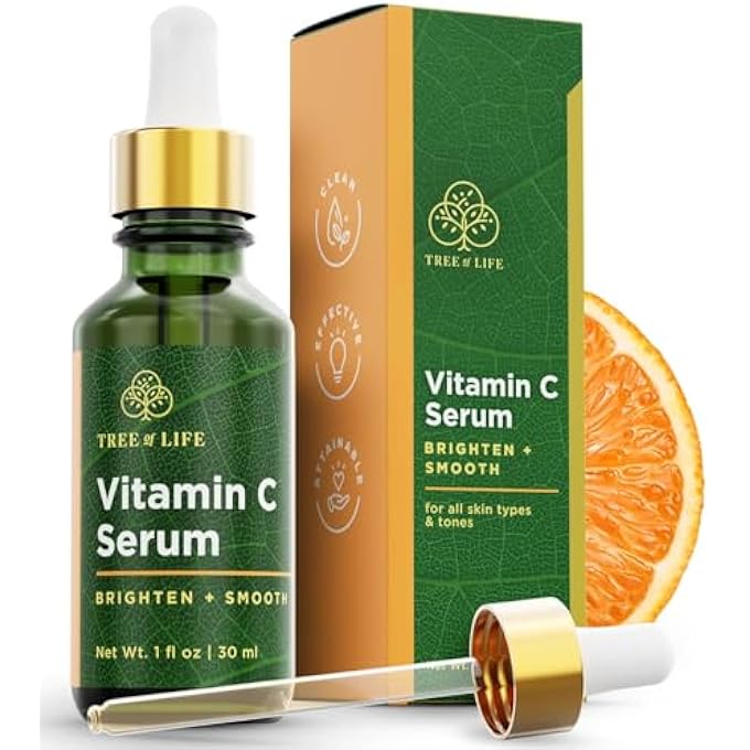 TREE OF LIFE VITAMIN C SERUM MOISTURIZER FOR FACE AND SKIN - Image 1